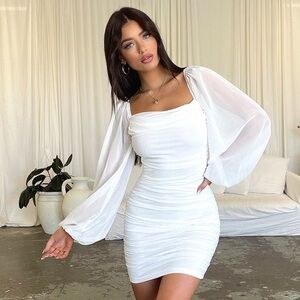 That’s So Fetch OCTAVIA DRESS - WHITE Women’s 12